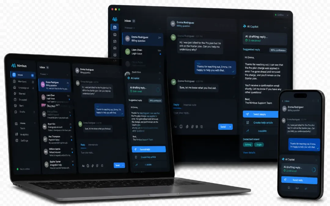 ResolveAI on laptop and phone